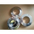 Stainless Steel Sanitary Flanged End 3 Piece Butterfly Valve